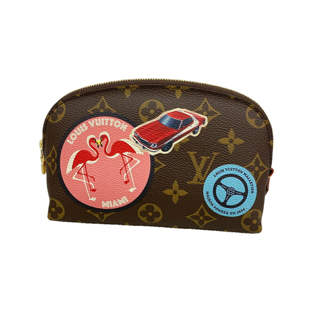 Louis Vuitton Monogram Nicolas Ghesquière Pochette Tic Bag/Pouch M41439 Brown...